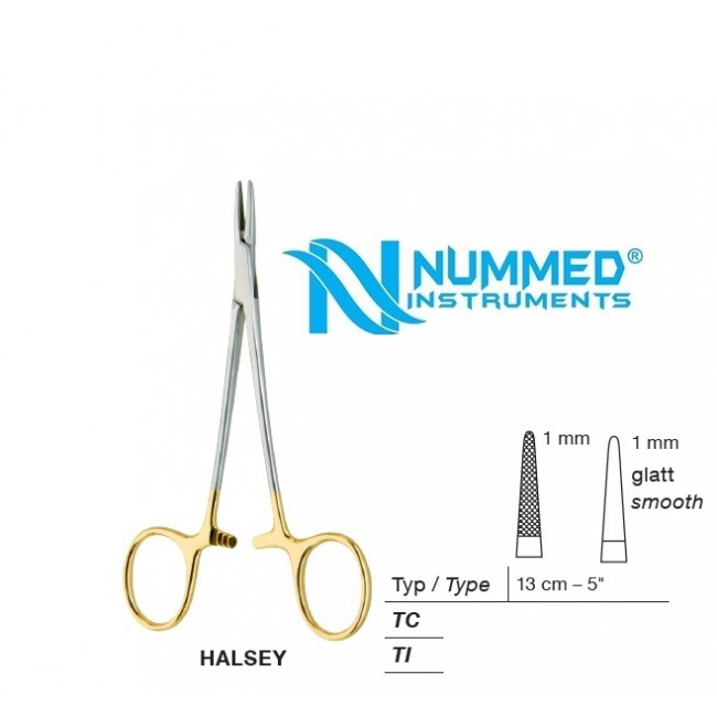 Halsey Needle Holder,13 cm,TC